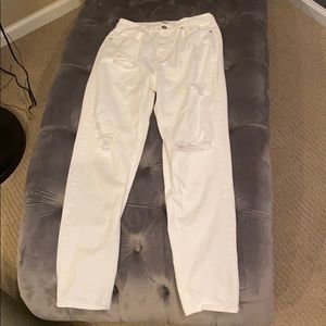 BDG Urban Outfitters Ripped Mom Jeans High Waisted